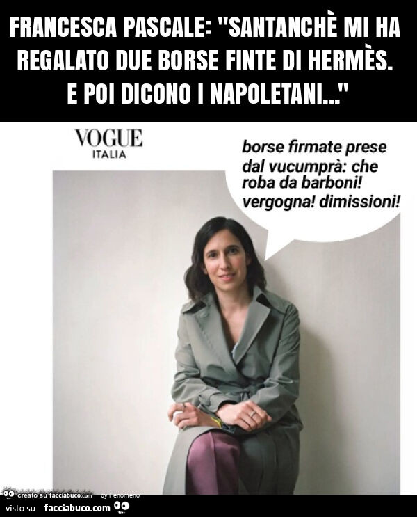 Francesca pascale: "santanchè mi ha regalato due borse finte di hermès. E poi dicono i napoletani… "