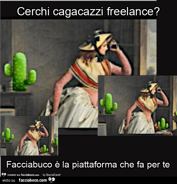 Cerchi cagacazzi freelance? Facciabuco è la piattaforma che fa per te