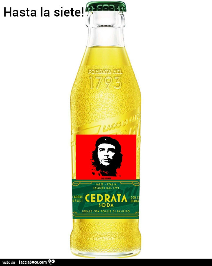 Hasta la siete! Cedrata soda