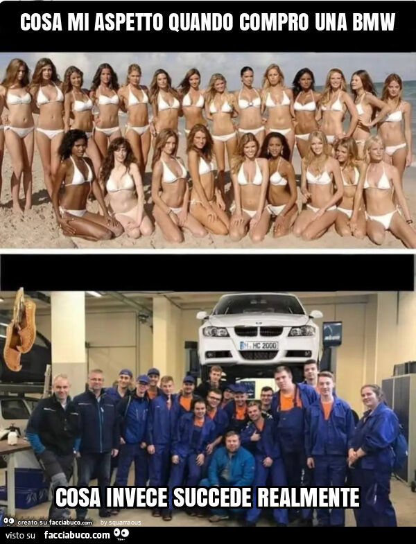 Cosa mi aspetto quando compro una bmw cosa invece succede realmente
