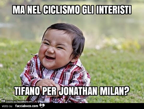 Ma nel ciclismo gli interisti tifano per jonathan milan?
