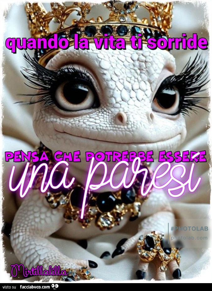 Potrebbe essere una paresi