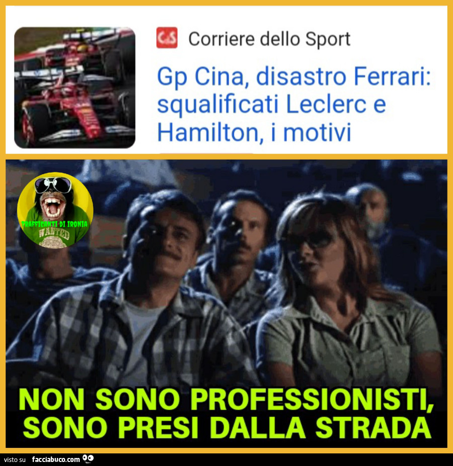 Gp Cina disastro Ferrari squalificati leclerc e Hamilton