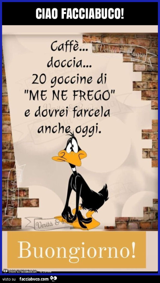 Ciao facciabuco