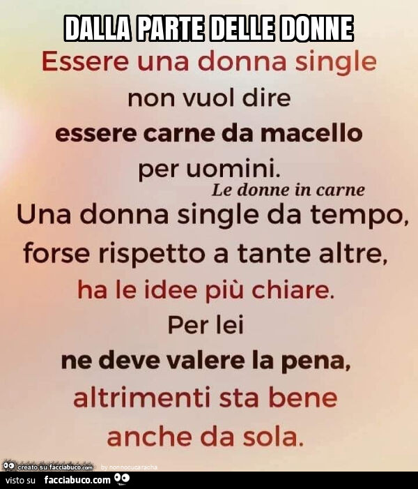 Dalla parte delle donne