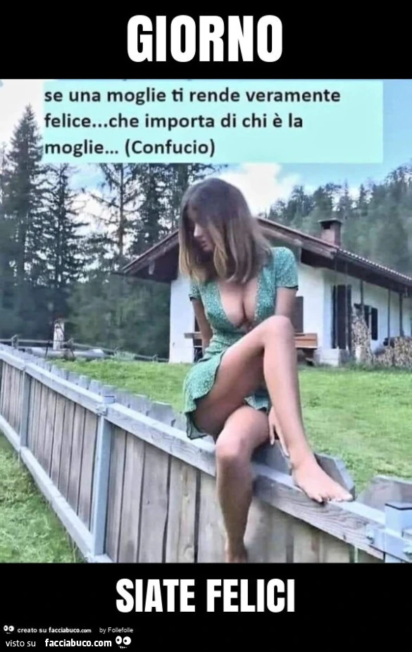 Giorno siate felici