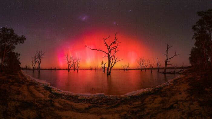 10.05.2024 Aurora Astrale sul Lago Toolondo in Australia