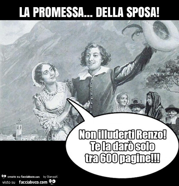 La promessa… della sposa