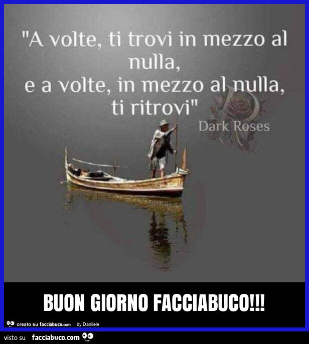 Buon giorno facciabuco