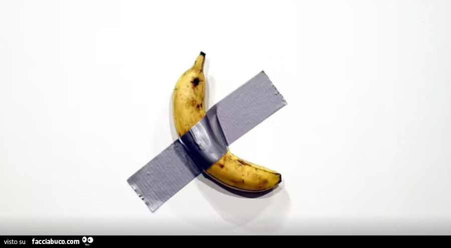 La banana di Cattelan acquistata