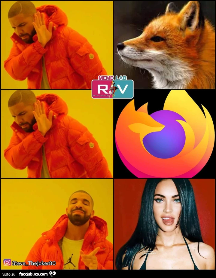 Volpe no, Firefox no