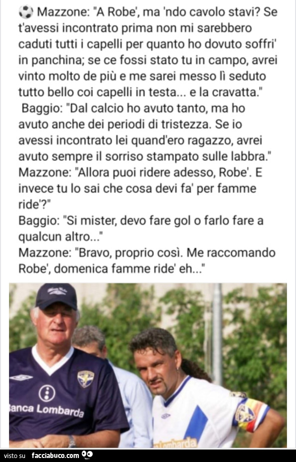 Calcio d'altri tempi