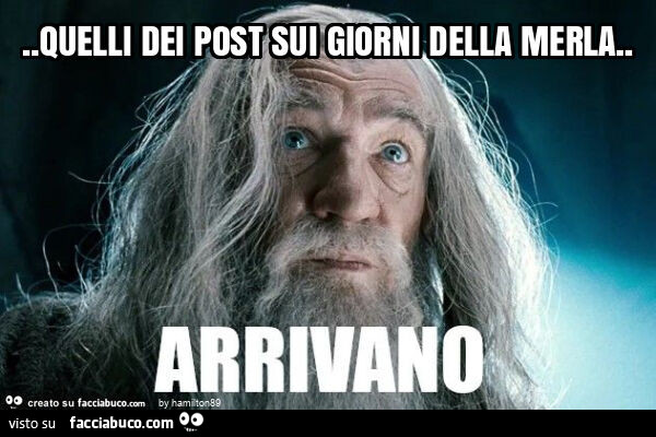 Quelli dei post sui giorni della merla