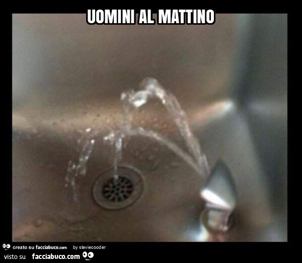 Uomini al mattino