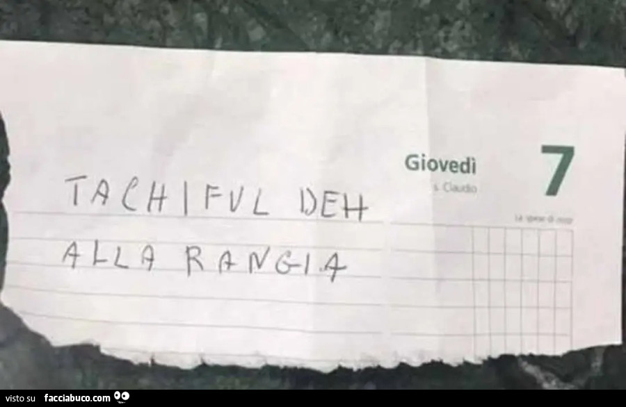 Tachi ful deh alla rangia