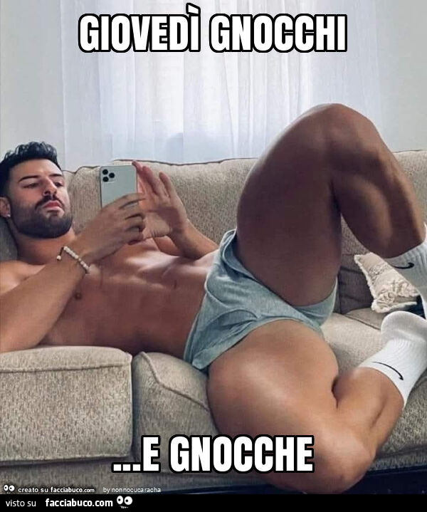 Giovedì gnocchi… e gnocche