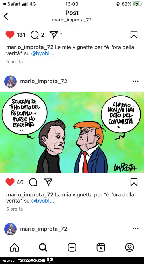 Scusami se ti ho dato del pedogilo, forse ho esagerato. Almeno non mi hai dato del comunista