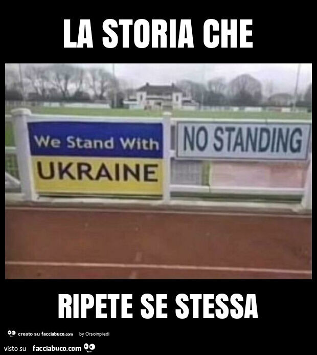 La storia che ripete se stessa