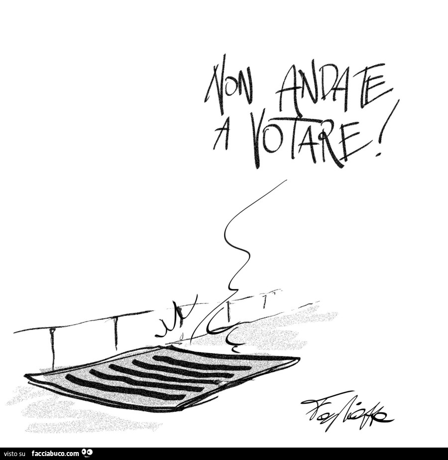 Non andate a votare
