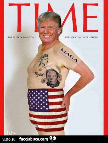 Trump su Time taroccato