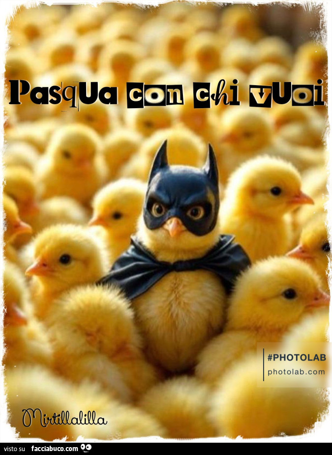 Pasqua con chi vuoi