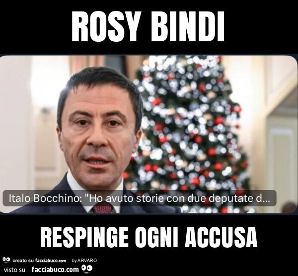 Rosy bindi respinge ogni accusa