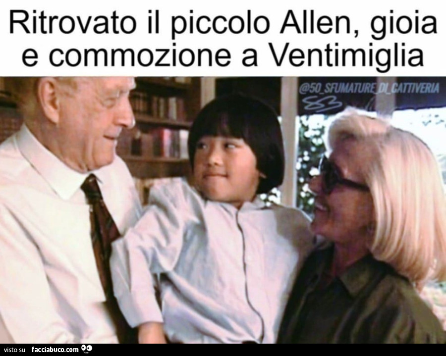 Ritrovato il piccolo Allen