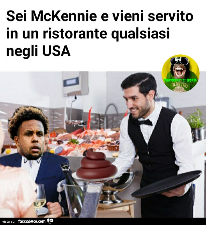 Sei McKennie e vieni servito in un ristorante qualsiasi negli usa