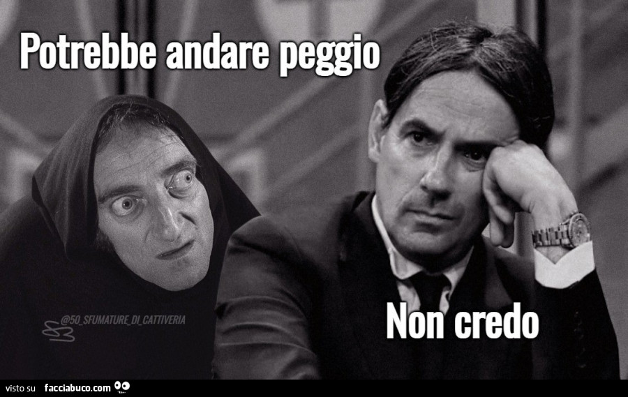 Potrebbe andare peggio