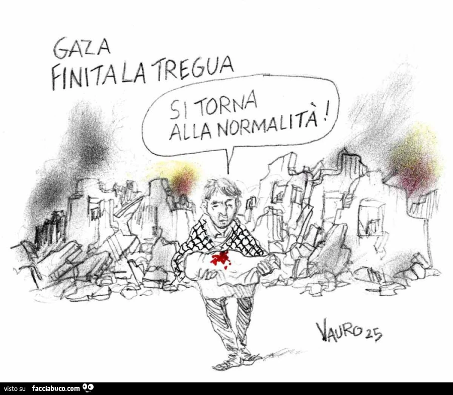 Gaza. Finita la tregua. Si torna alla normalità