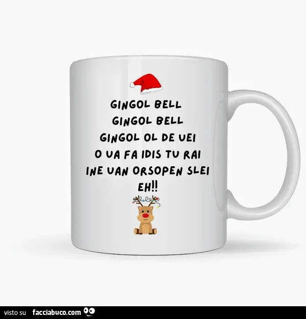 Gingol bell gingol bell gingol ol de vei o va fa idis tu rai ine van orsopen slei eh