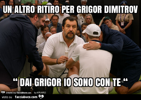 Un altro ritiro per grigor dimitrov “ dai grigor io sono con te “
