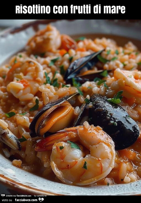 Risottino con frutti di mare