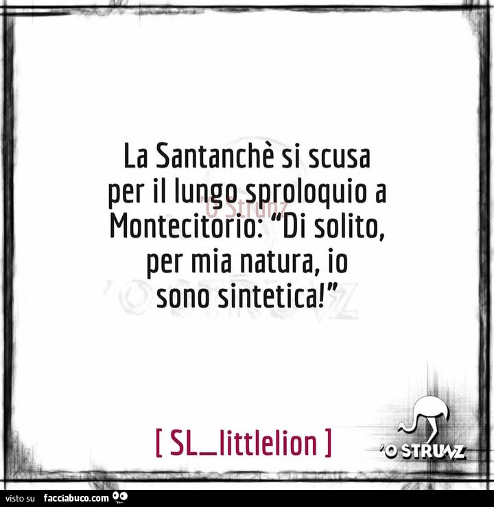 La Santanchè si scusa per il lungo sproloquio a montecitorio: di solito, per mia natura, io sono sintetica