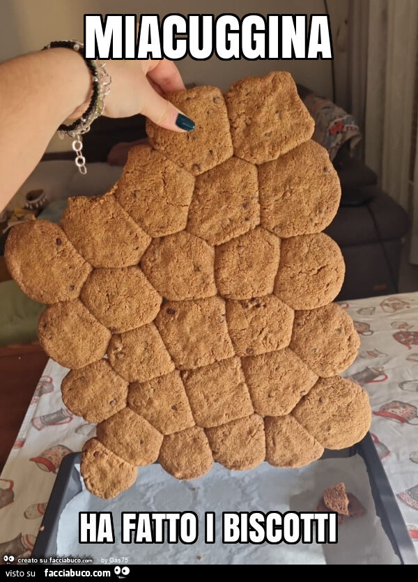 Miacuggina ha fatto i biscotti