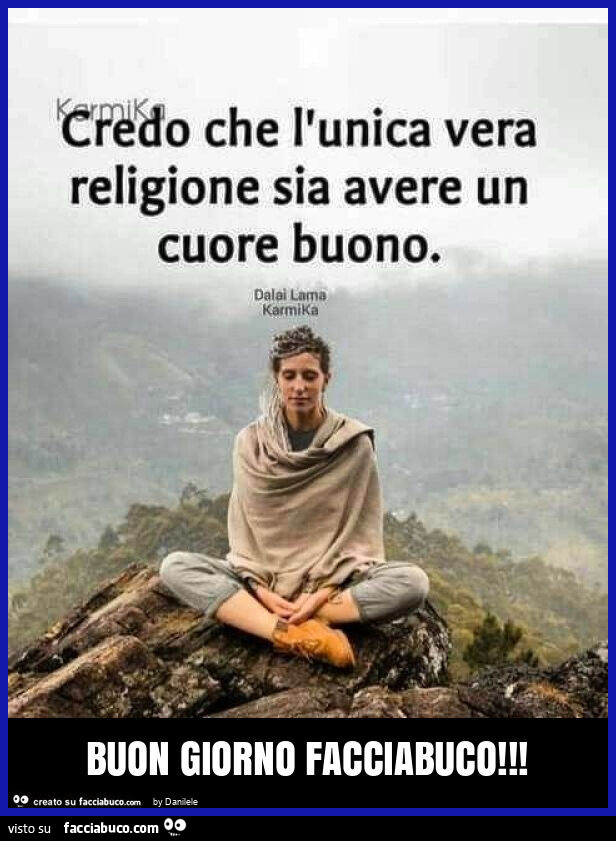 Buon giorno facciabuco