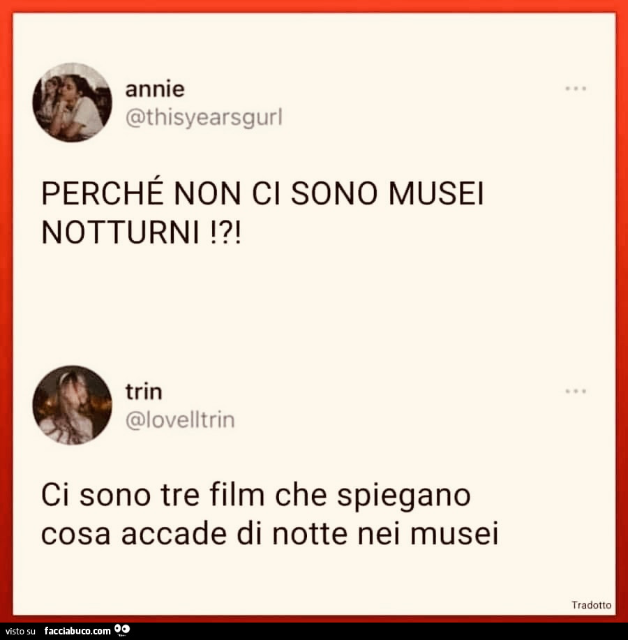 Perché non ci sono musei notturni? Ci sono tre film che spiegano cosa accade di notte nei musei