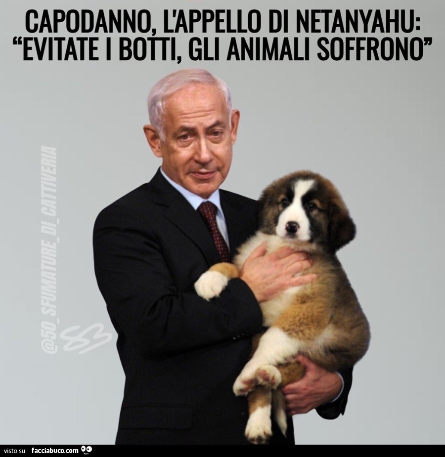 Capodanno, l'appello di Netanyahu