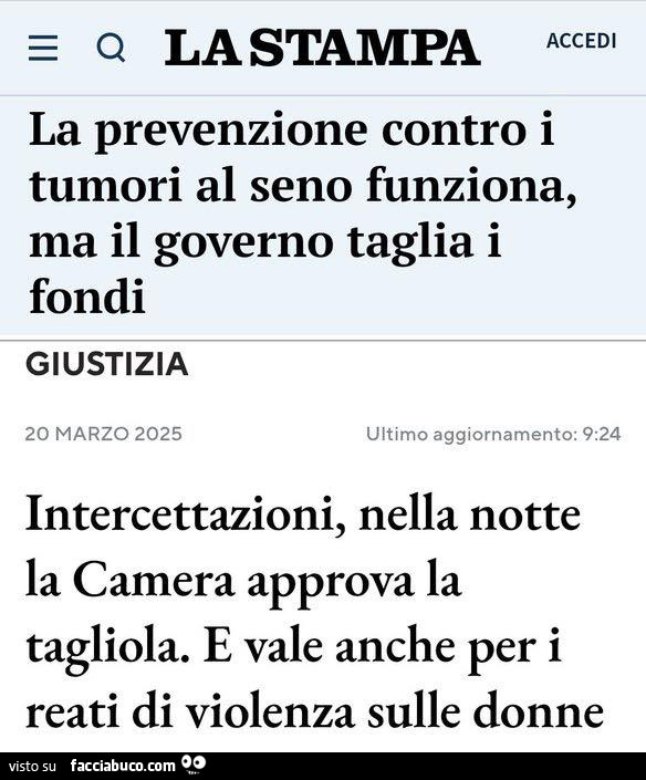 La prevenzione contro i tumori al seno funziona, ma il governo taglia i fondi