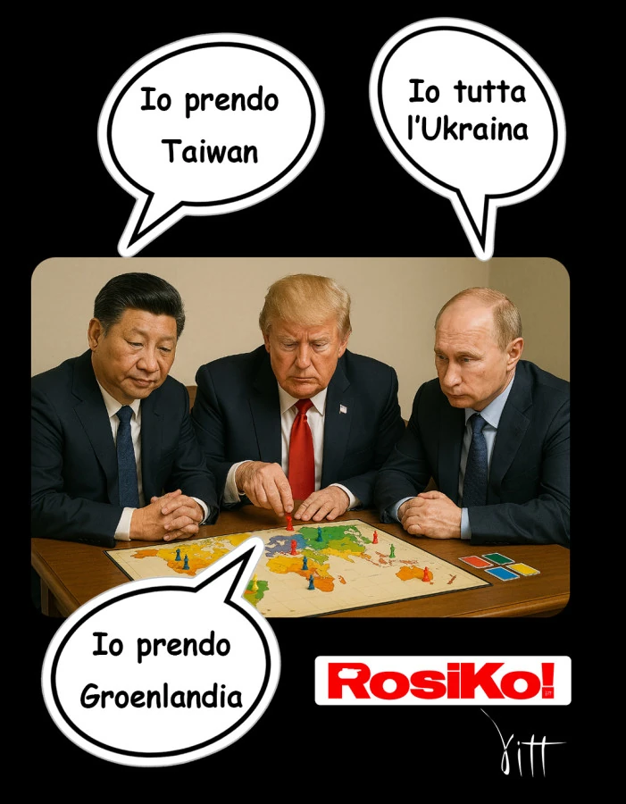 Put, in, Trump e Pin giocano a risico le sorti del mondo