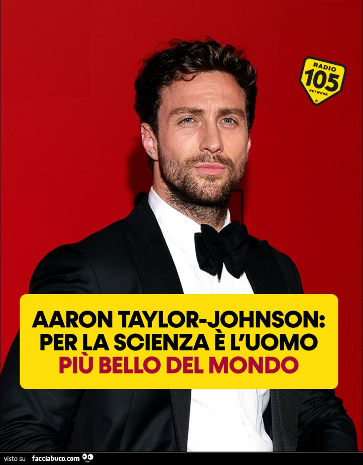 Aaron taylor-johnson: per la scienza è l'uomo più bello del mondo