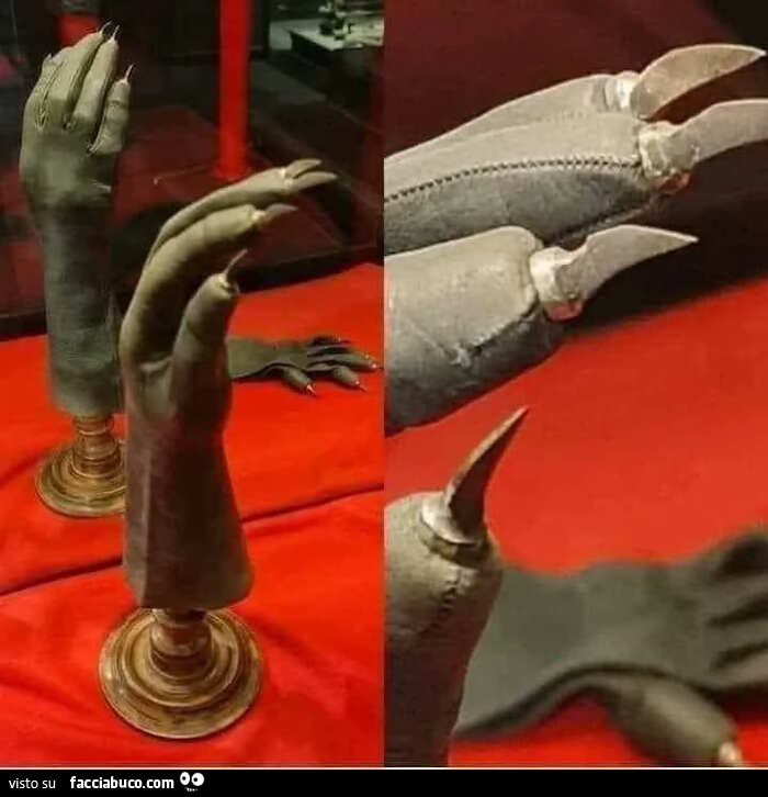 Guanti da donna del 1850 usati x autodifesa