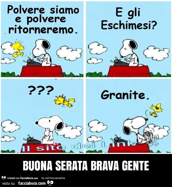 Buona serata brava gente