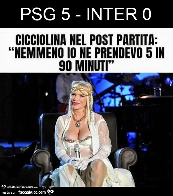Psg 5 - inter 0