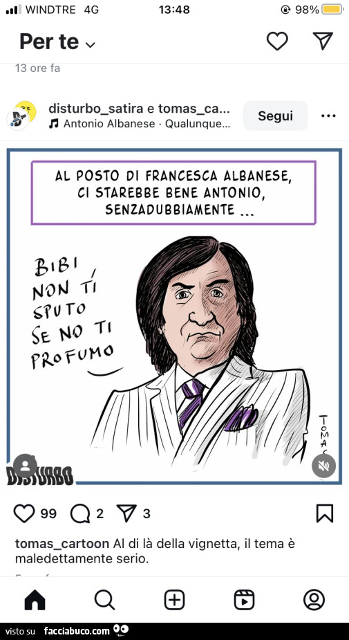 Al posto di francesca albanese, ci starebbe bene antonio, senzadubbiamente