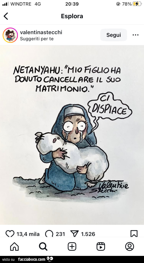 Netanyahu: mio figlio ha dovuto cancellare il suo matrimonio. Ci dispiace