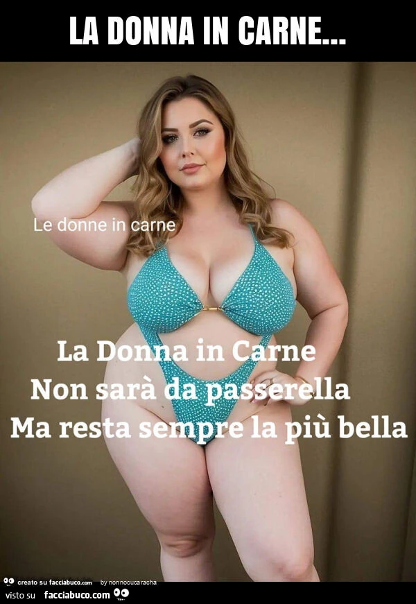 La donna in carne