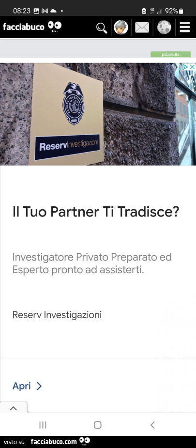 Le fantastiche pubblicità di Facciabuco