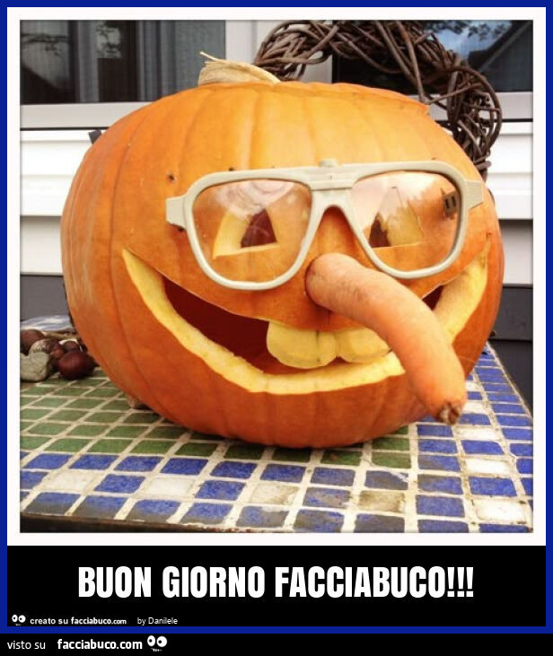 Buon giorno facciabuco