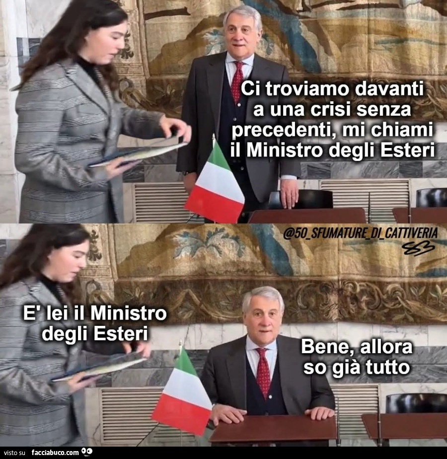 Bene, allora so già tutto